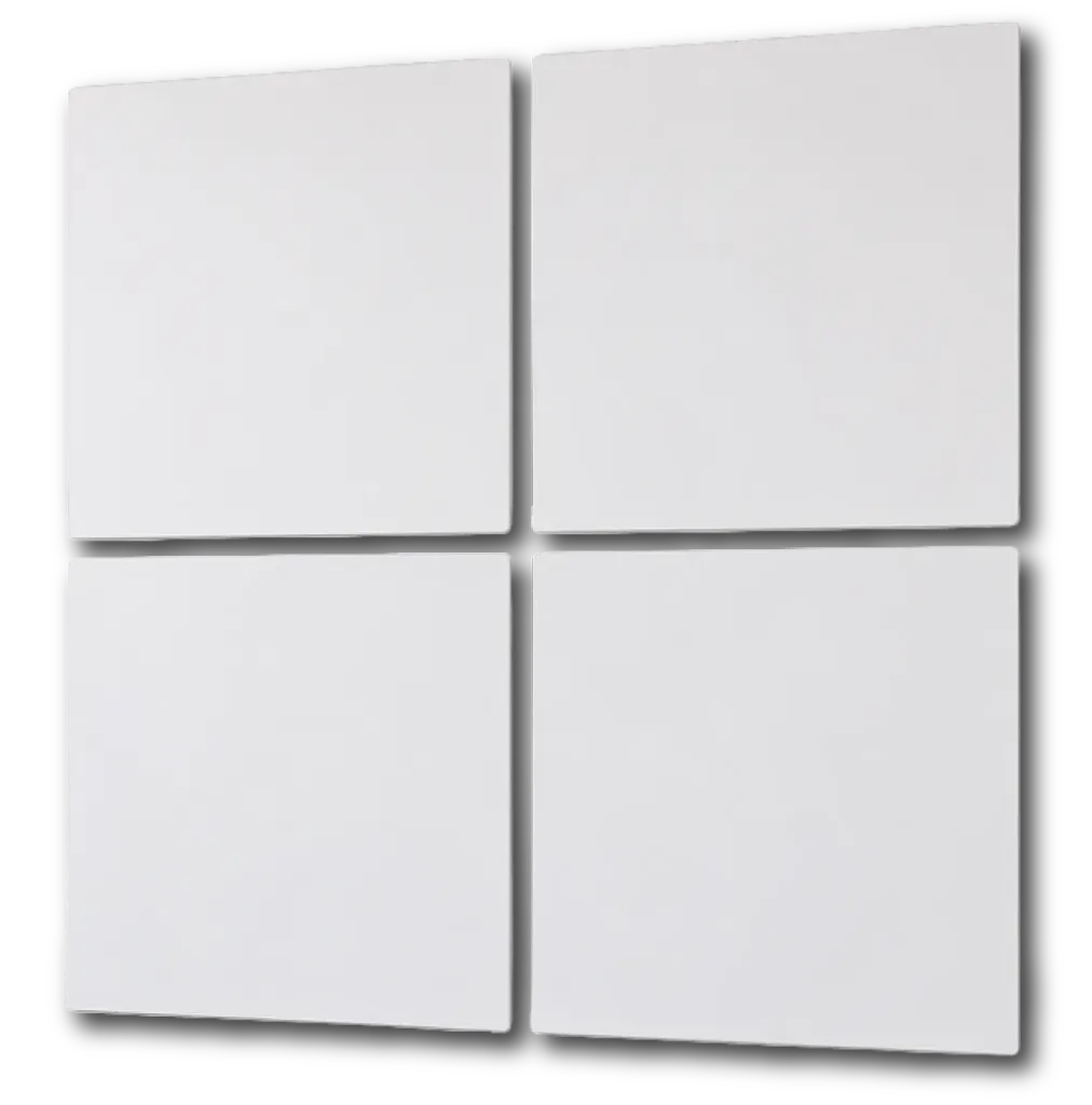Set 4 Whiteboardfolien Wand 500x500mm