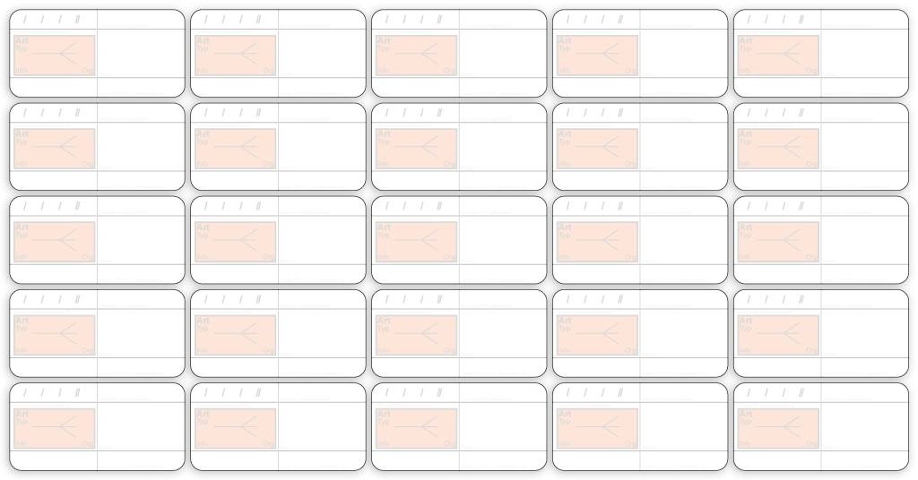 Magnet-Set 25 TZ 45x90 individuell ECO