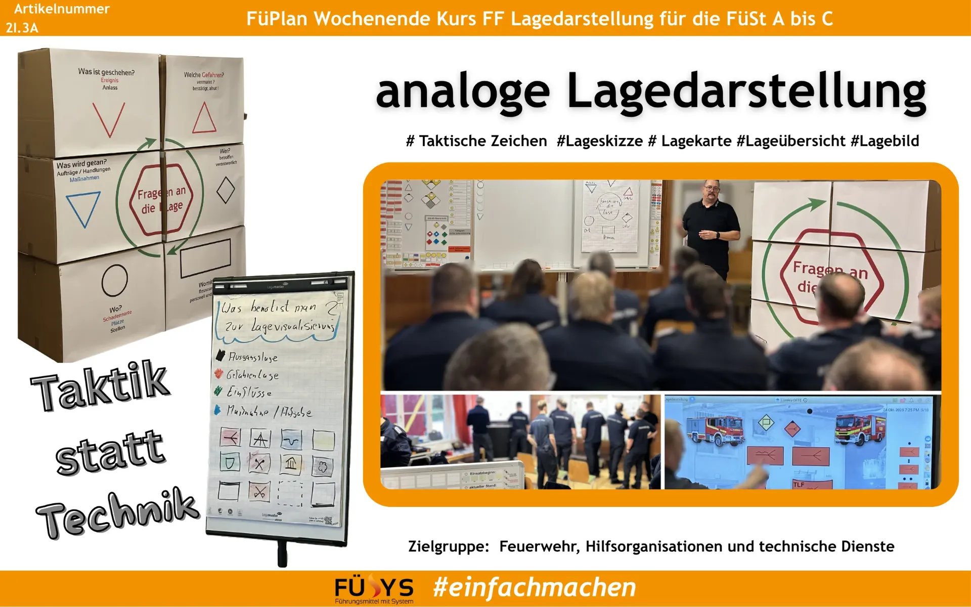 [2I.3A] FüPlan-Schulung FF WE – Führung und Lagedarstellung in realistischen Einsatzszenarien